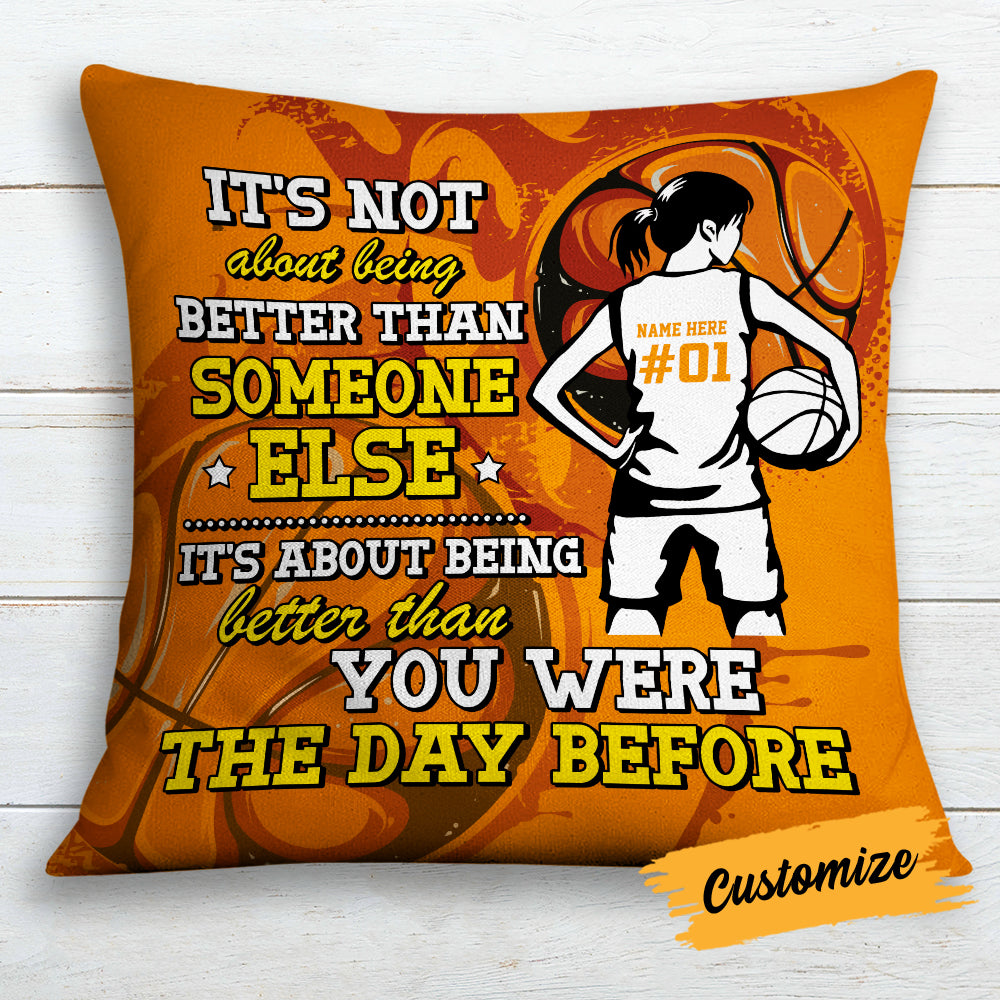 Love Basketball Pillow - Gifts For Basketball Boys/Girls