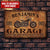 Personalized Name, Est Motorcycles Garage Metal Sign