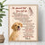 Custom Personalized Memorial Pet Poster - Upload Photo - Memorial Gift Idea For Dog/Cat/Pet Lover - The Moment That You Left Me